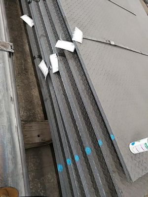 Tear Drop Floor Plate Hot Dipped Galvanized Steel Plate Mild Iron Checker Plate